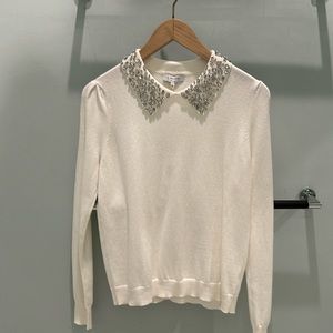 J.socity embellished collar sweater